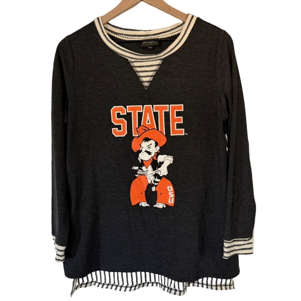 Oklahoma‎ State Cowboys Layered Graphic Sweatshirt